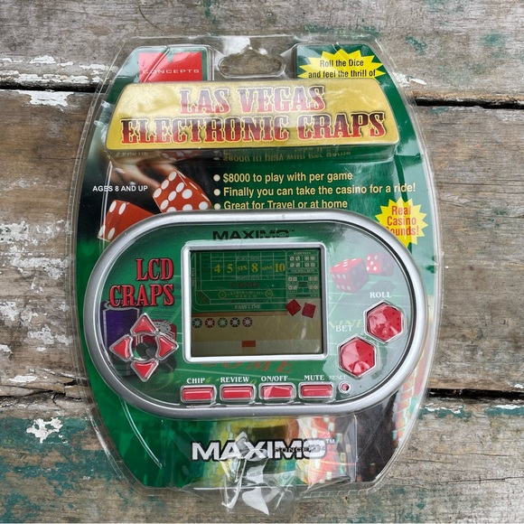 Sakar International Games Las Vegas Craps Electronic Portable Lcd